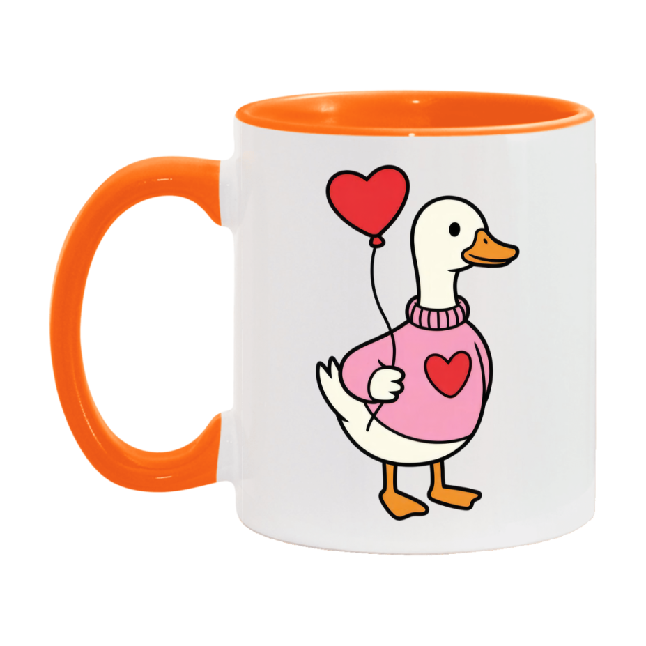Silly Goose Mug, Silly Goose Valentine Mug, 11Oz Or 15Oz Ceramic Coffee Mug