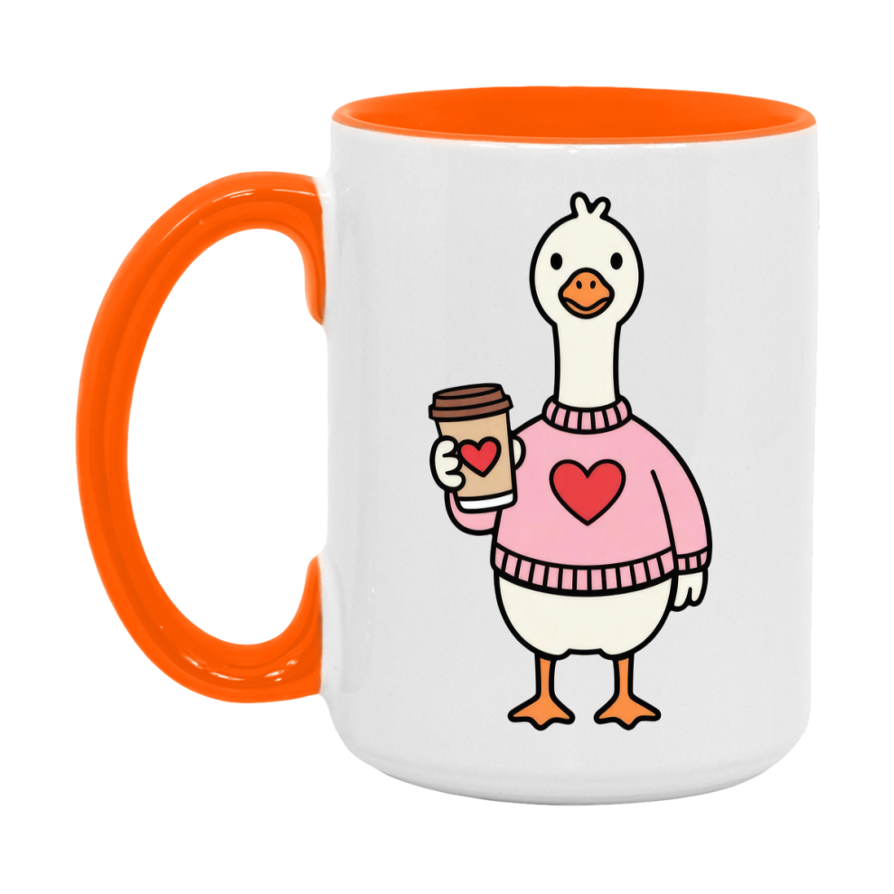 Silly Goose Mug, Silly Goose Valentine Mug, 11Oz Or 15Oz Ceramic Coffee Mug