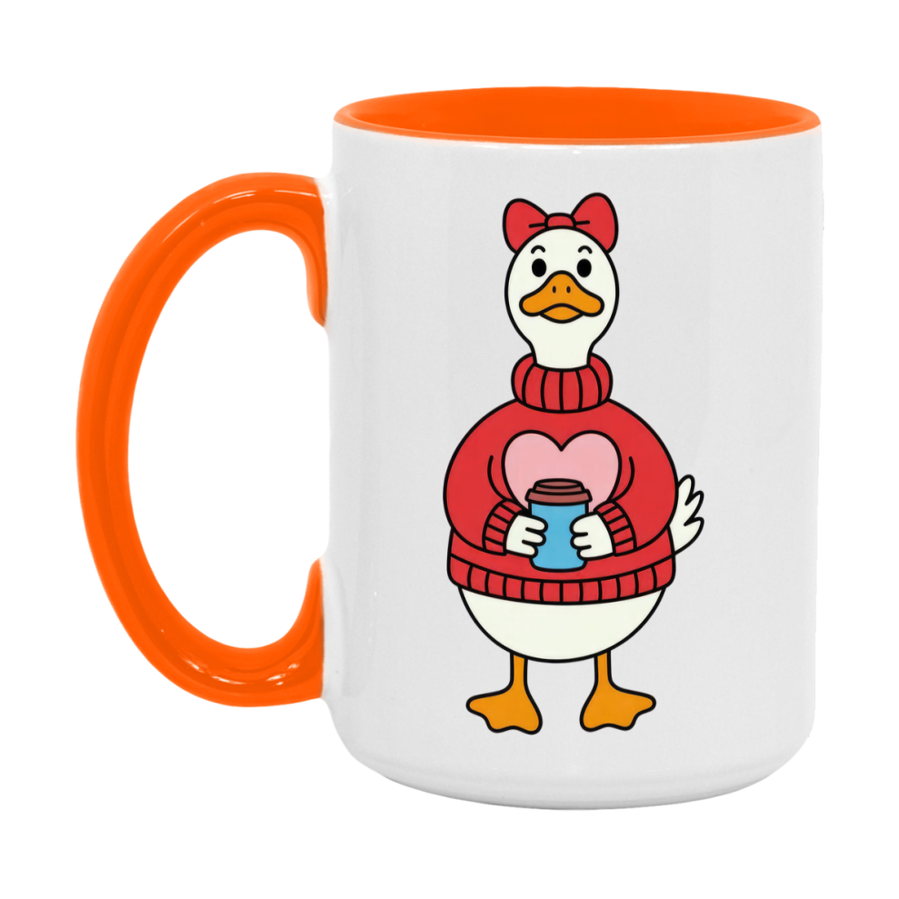 Silly Goose Mug, Silly Goose Valentine Mug, 11Oz Or 15Oz Ceramic Coffee Mug