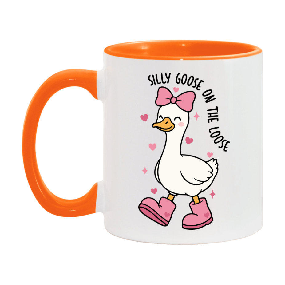 Silly Goose Mug, Silly Goose Valentine Mug, 11Oz Or 15Oz Ceramic Coffee Mug