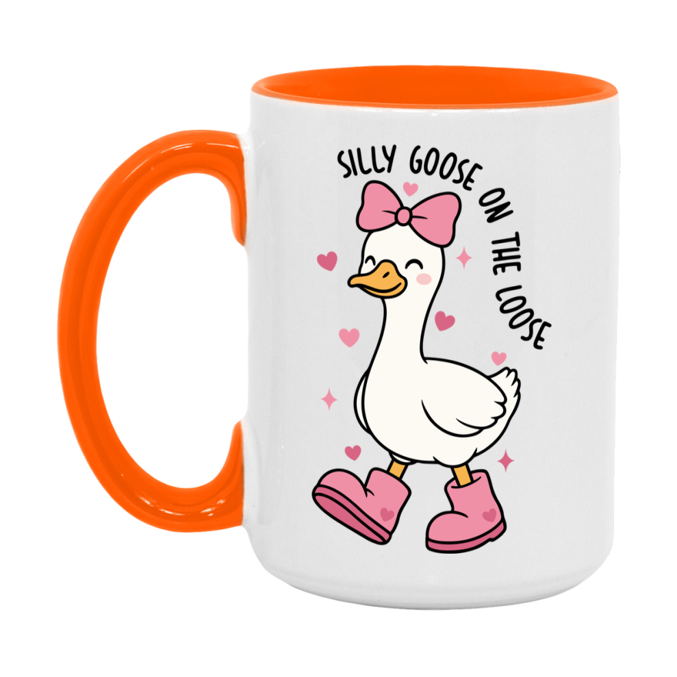 Silly Goose Mug, Silly Goose Valentine Mug, 11Oz Or 15Oz Ceramic Coffee Mug