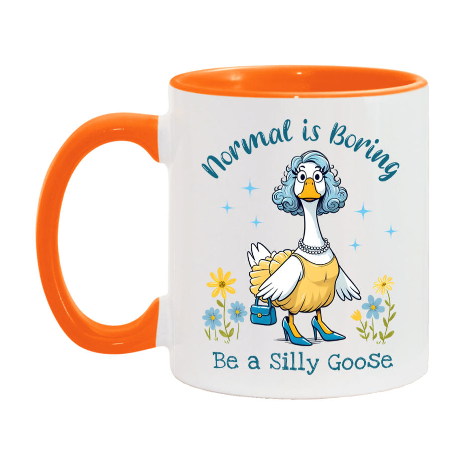 Silly Goose Mug, Funny Goose Coffee Mug, 11Oz Or 15Oz Ceramic Cup
