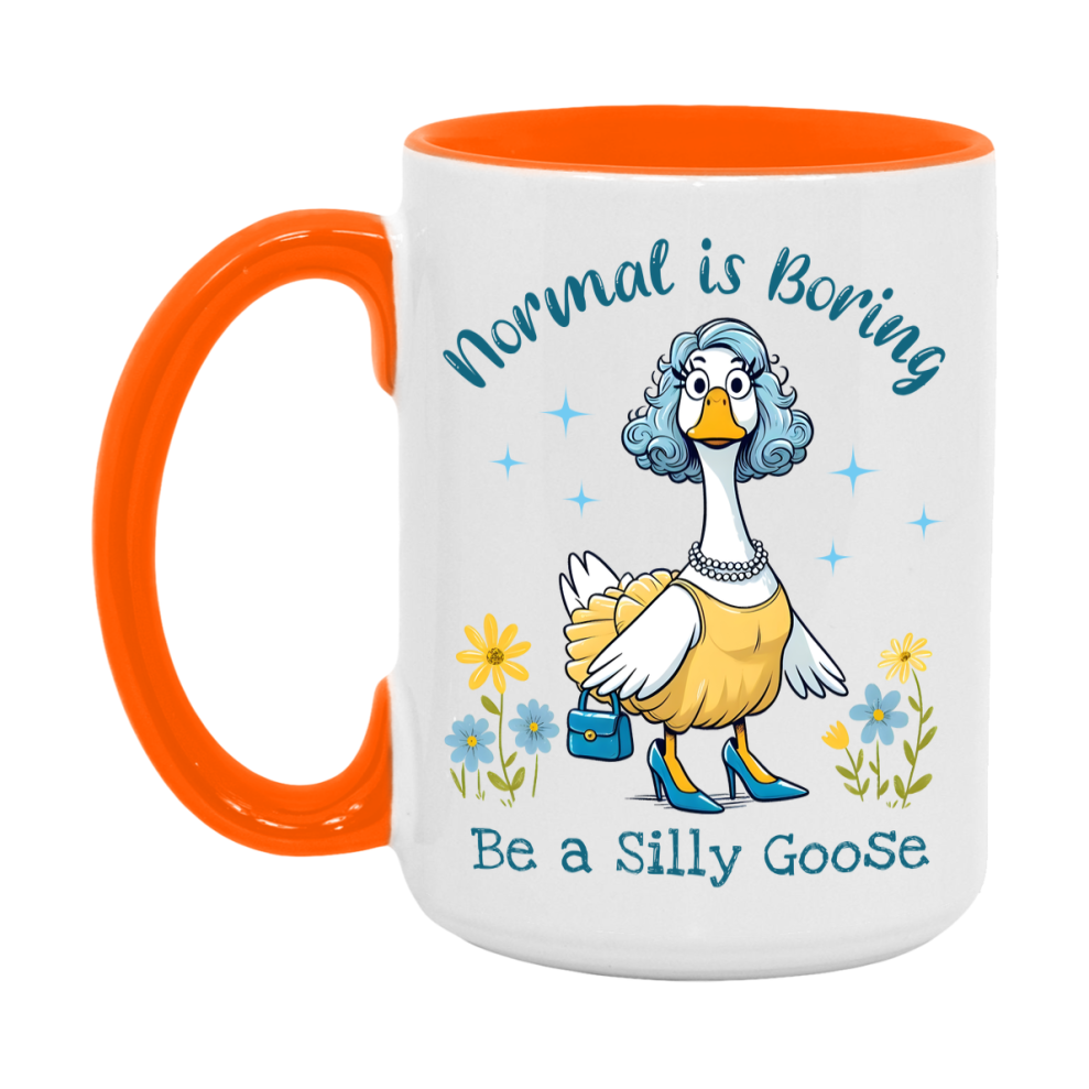 Silly Goose Mug, Funny Goose Coffee Mug, 11Oz Or 15Oz Ceramic Cup