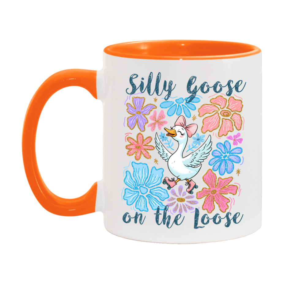 Silly Goose Mug, Funny Goose Coffee Mug, 11Oz Or 15Oz Ceramic Cup