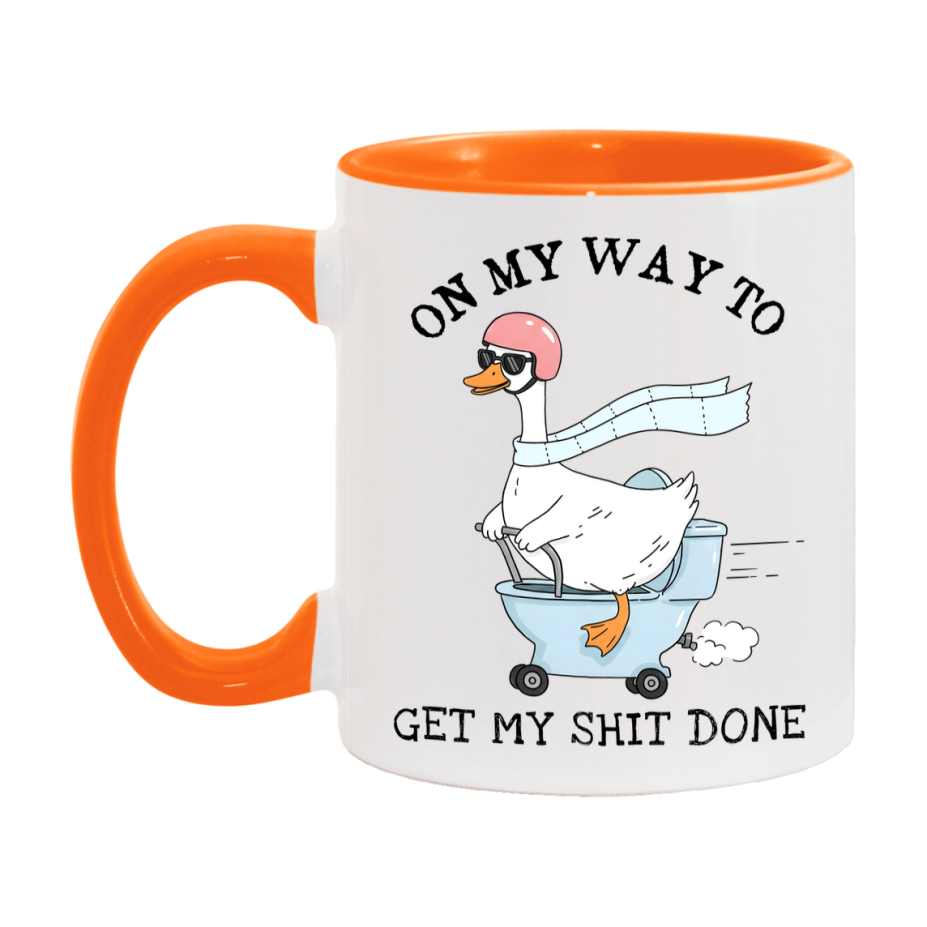 Silly Goose Mug, Funny Goose Coffee Mug, 11Oz Or 15Oz Ceramic Cup