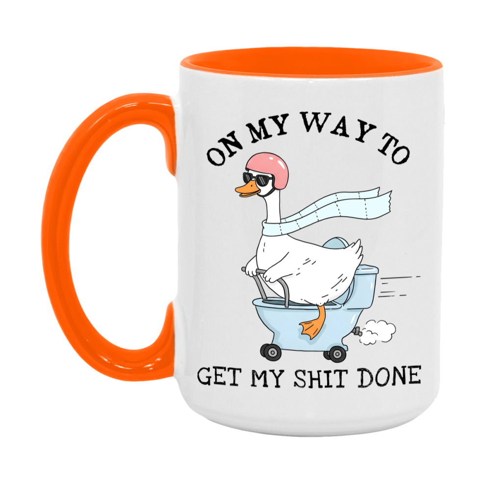 Silly Goose Mug, Funny Goose Coffee Mug, 11Oz Or 15Oz Ceramic Cup