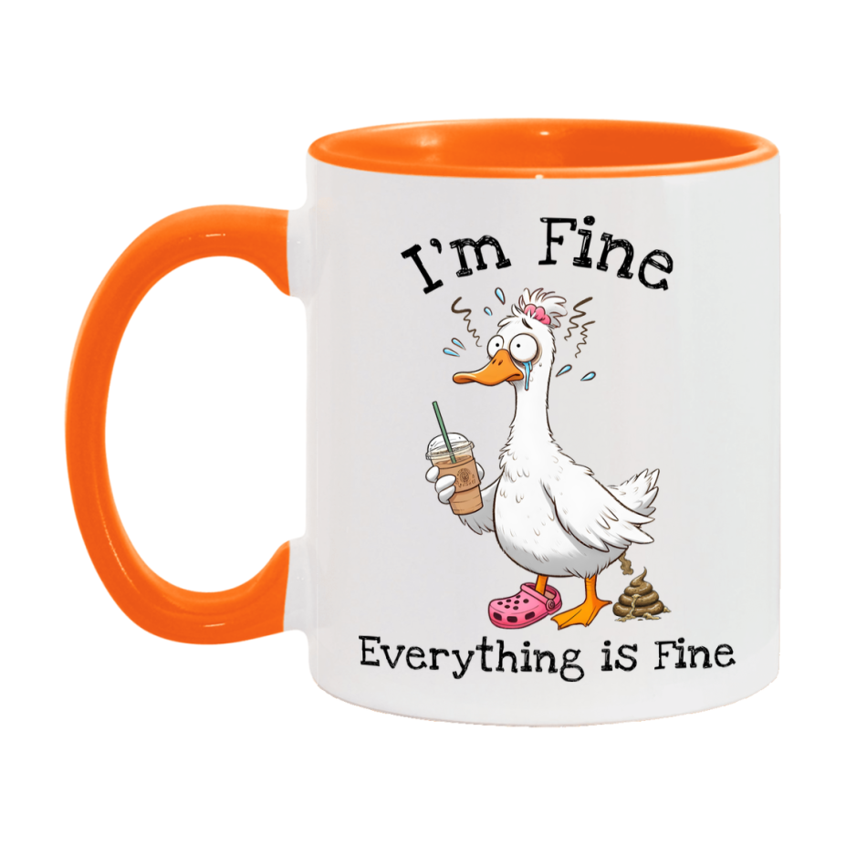 Silly Goose Mug, Funny Goose Coffee Mug, 11Oz Or 15Oz Ceramic Cup