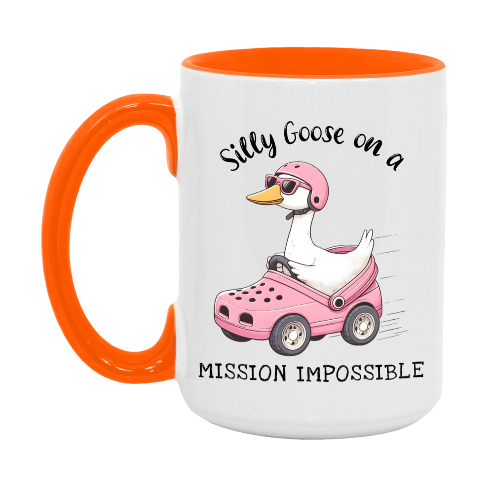 Silly Goose Mug, Funny Goose Coffee Mug, 11Oz Or 15Oz Ceramic Cup
