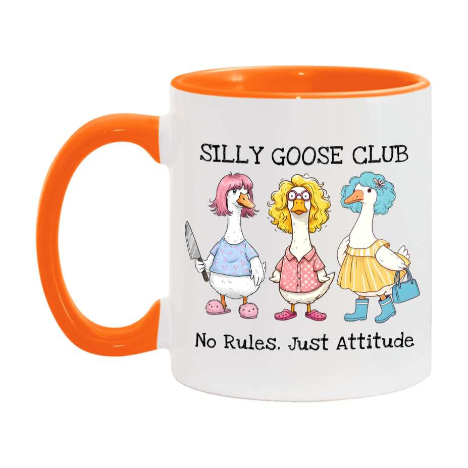Silly Goose Mug, Funny Goose Coffee Mug, 11Oz Or 15Oz Ceramic Cup