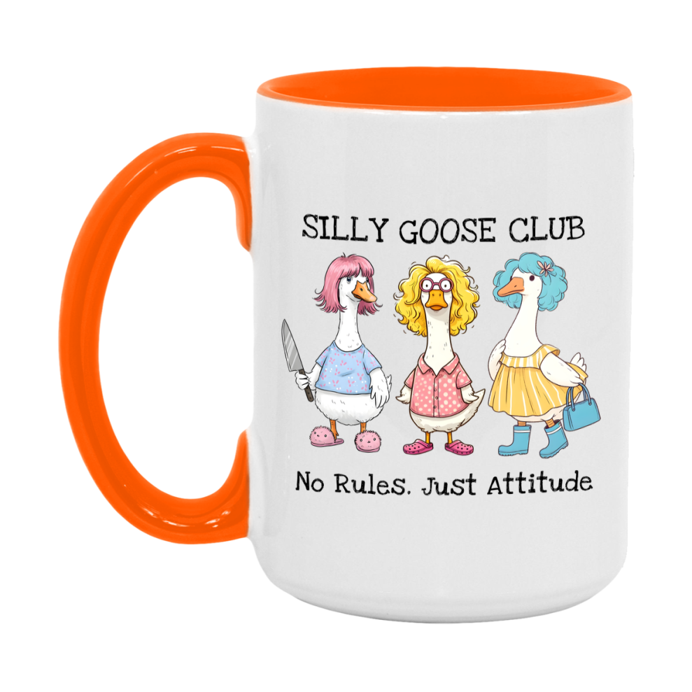 Silly Goose Mug, Funny Goose Coffee Mug, 11Oz Or 15Oz Ceramic Cup