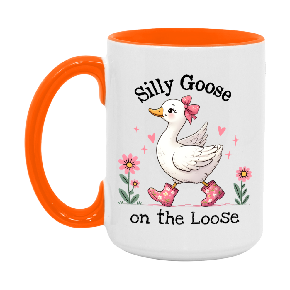 Silly Goose Mug, Funny Goose Coffee Mug, 11Oz Or 15Oz Ceramic Cup