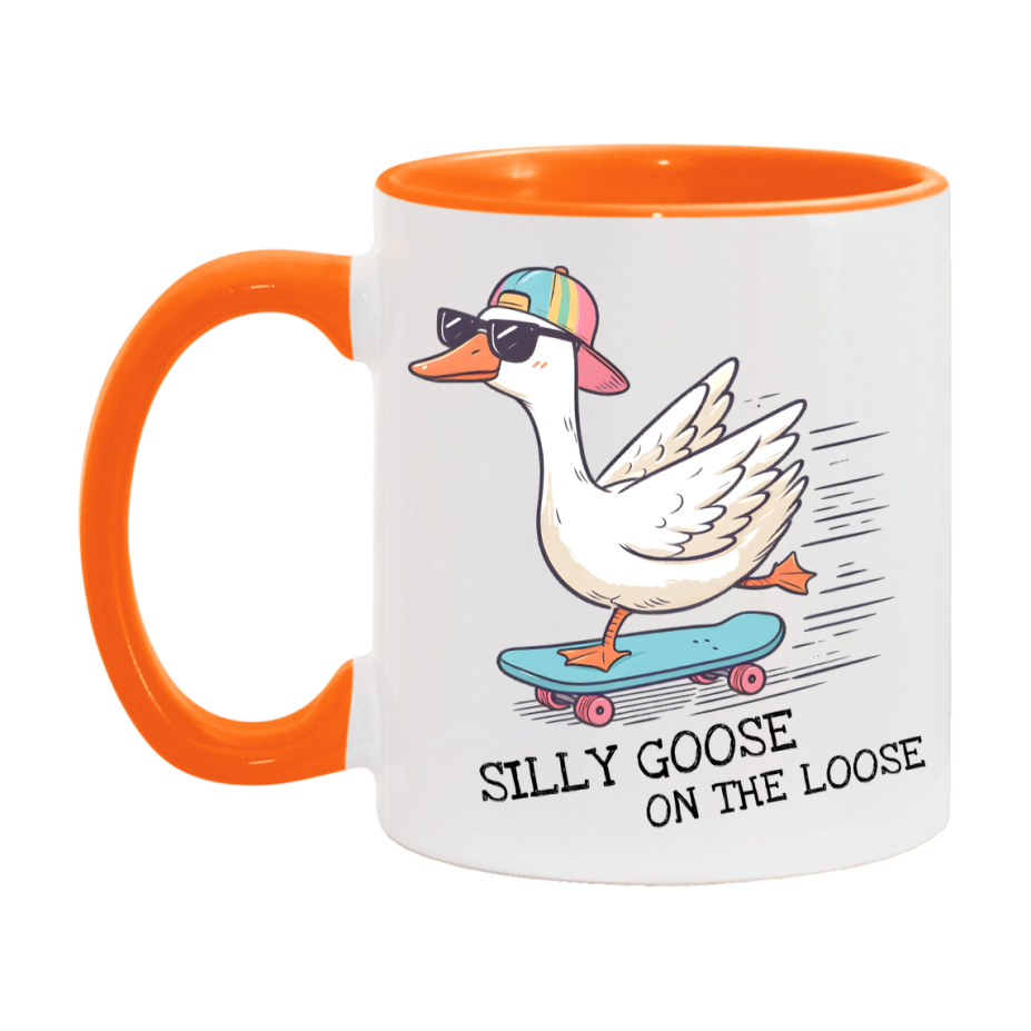 Silly Goose Mug, Funny Goose Coffee Mug, 11Oz Or 15Oz Ceramic Cup