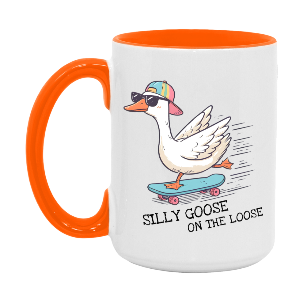 Silly Goose Mug, Funny Goose Coffee Mug, 11Oz Or 15Oz Ceramic Cup