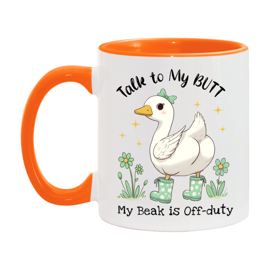 Silly Goose Mug, Funny Goose Coffee Mug, 11Oz Or 15Oz Ceramic Cup