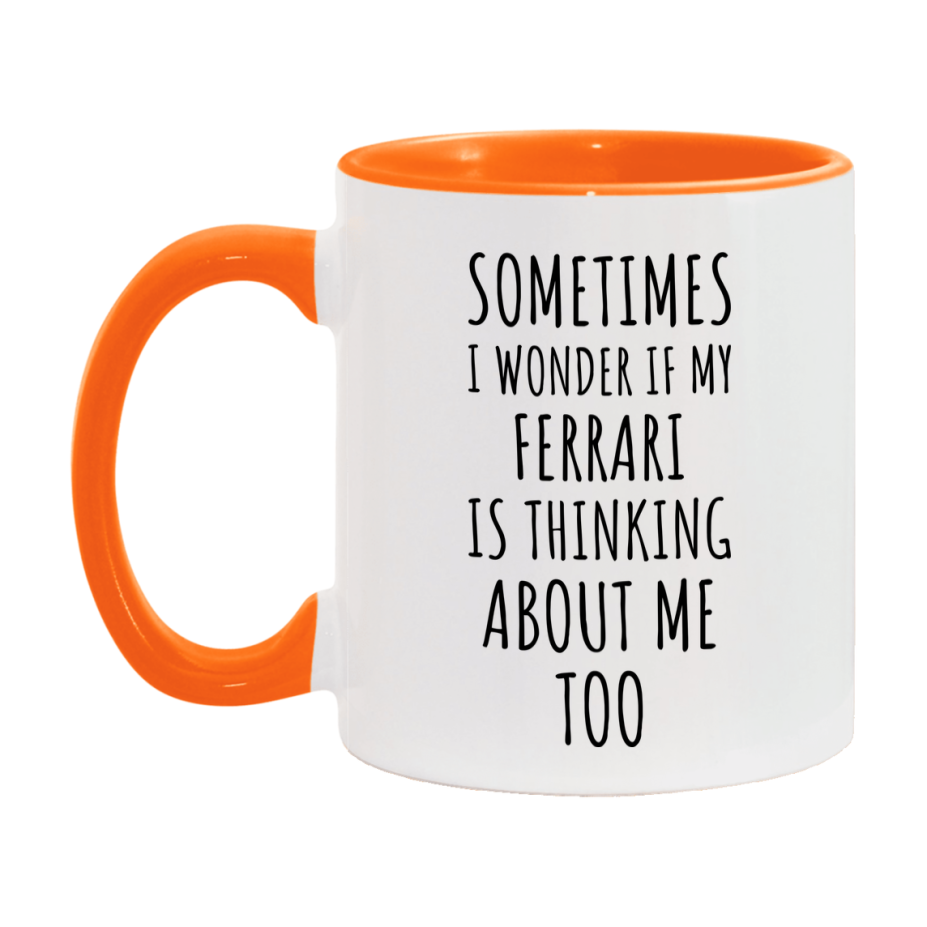 Ferrari Car Lover Mug, Funny Ferrari Coffee Mug