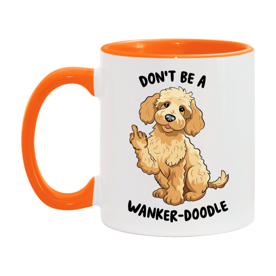 Don’t Be A Wanker Doodle Mug, 11Oz Or 15Oz Coffee Cup