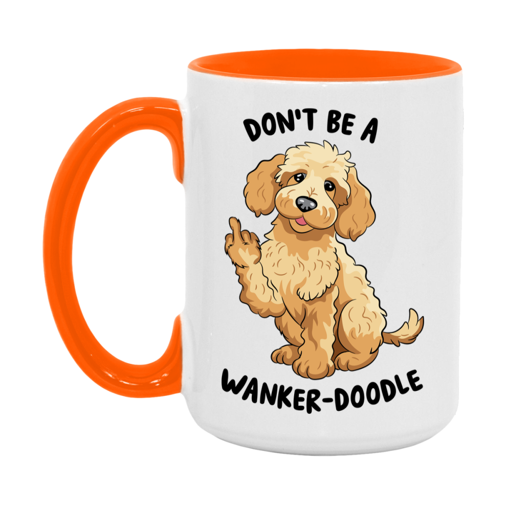 Don’t Be A Wanker Doodle Mug, 11Oz Or 15Oz Coffee Cup
