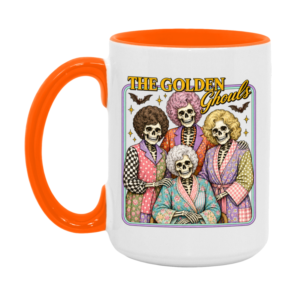 The Golden Ghouls Mug - Halloween Coffee Mug, 11Oz Or 15Oz Ceramic Cup