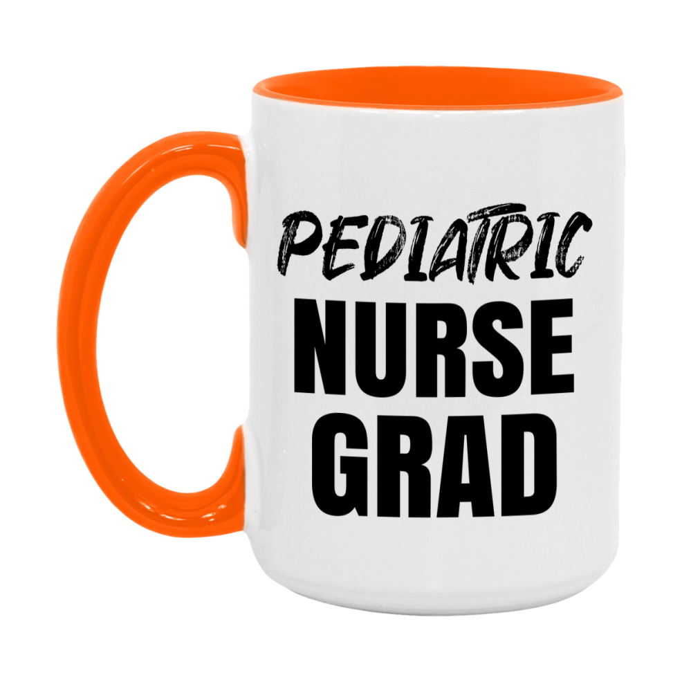 Pediatric Nurse Grad Coffee Mug - Ceramic Nursing Graduation Gift