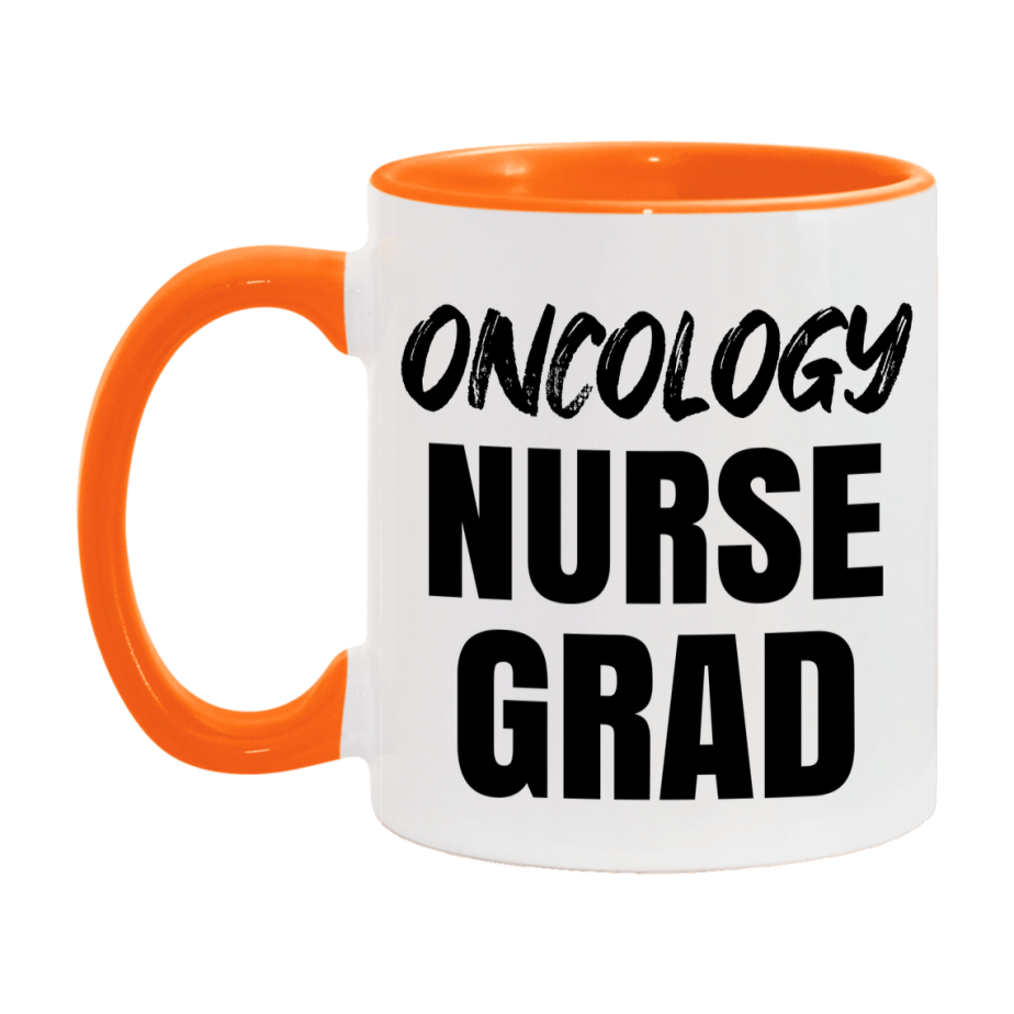 Oncology Nurse Grad Coffee Mug - Ceramic Nursing Graduation Gift