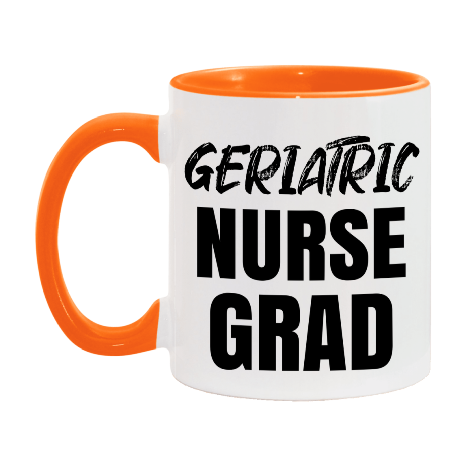 Geriatric Nurse Grad Coffee Mug - Ceramic Nursing Graduation Gift