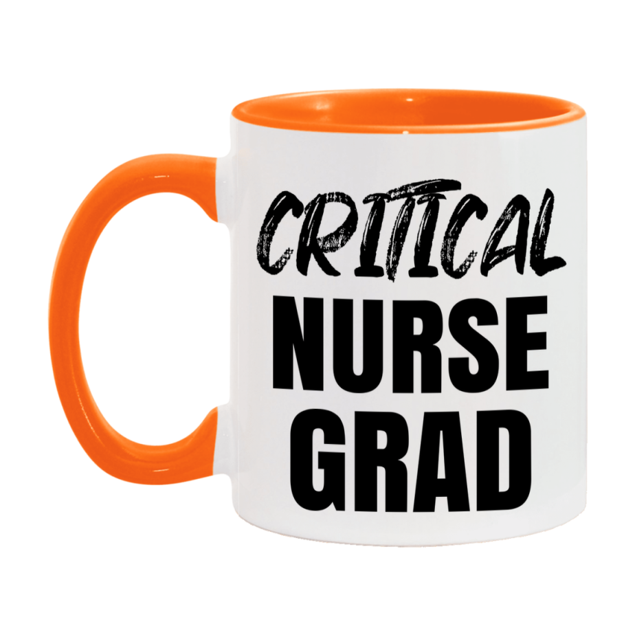 Critical Nurse Grad Coffee Mug - Ceramic Nursing Graduation Gift