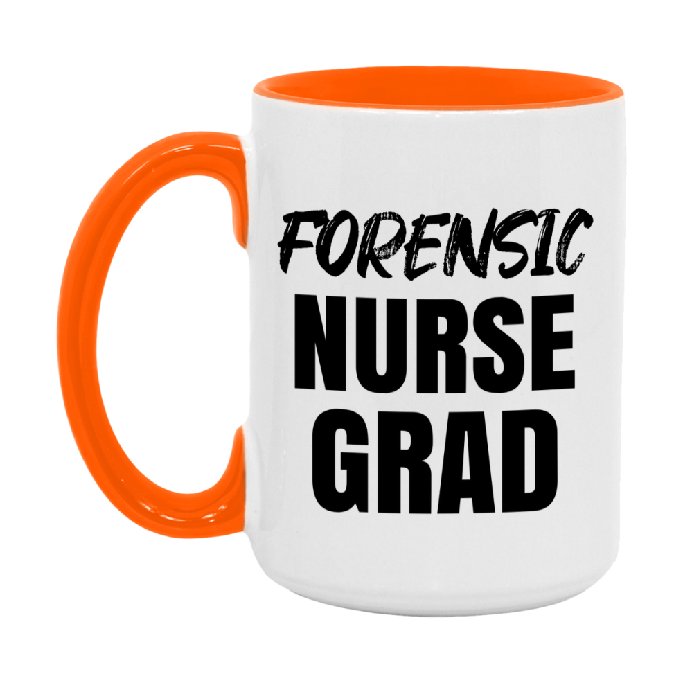 Forensic Nurse Grad Coffee Mug - Ceramic Nursing Graduation Gift