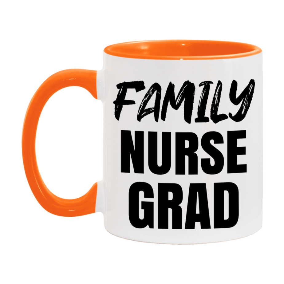 Family Nurse Grad Coffee Mug - Ceramic Nursing Graduation Gift