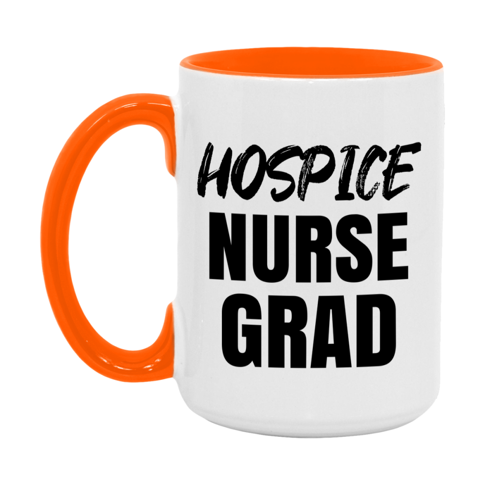 Hospice Nurse Grad Coffee Mug - Ceramic Nursing Graduation Gift