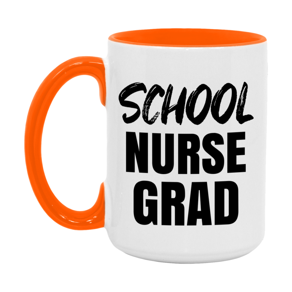 School Nurse Grad Coffee Mug - Ceramic Nursing Graduation Gift