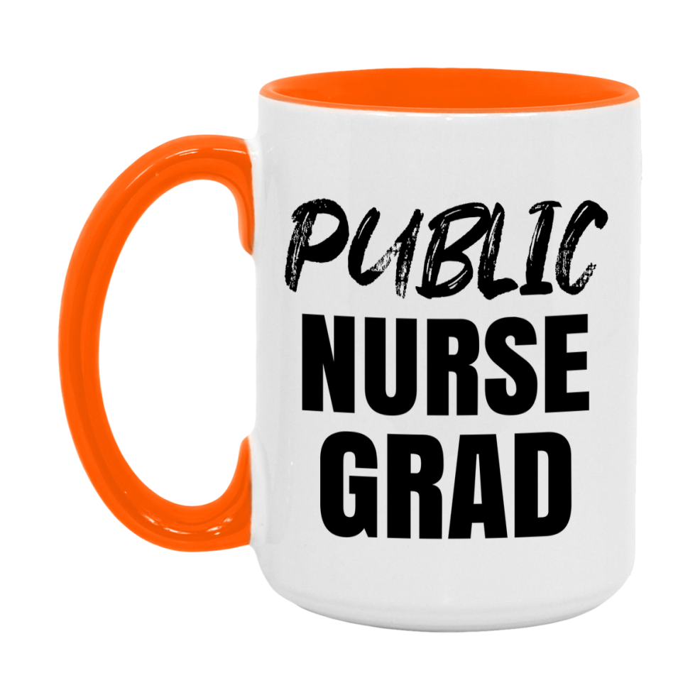 Public Nurse Grad Coffee Mug - Ceramic Nursing Graduation Gift