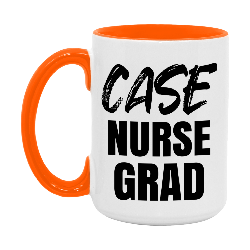 Case Nurse Grad Coffee Mug - Ceramic Nursing Graduation Gift