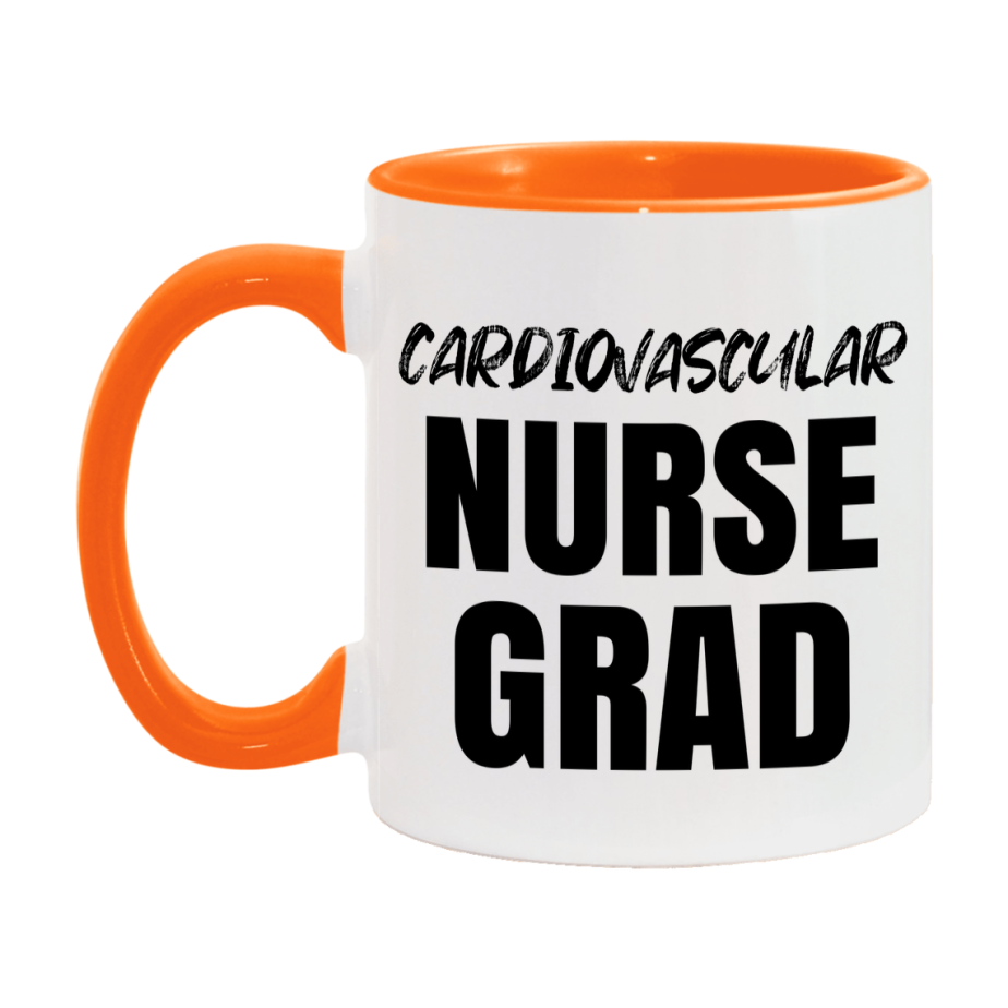 Cardiovascular Nurse Grad Coffee Mug - Ceramic Nursing Graduation Gift