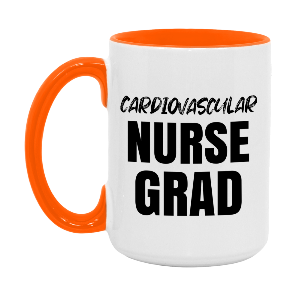 Cardiovascular Nurse Grad Coffee Mug - Ceramic Nursing Graduation Gift