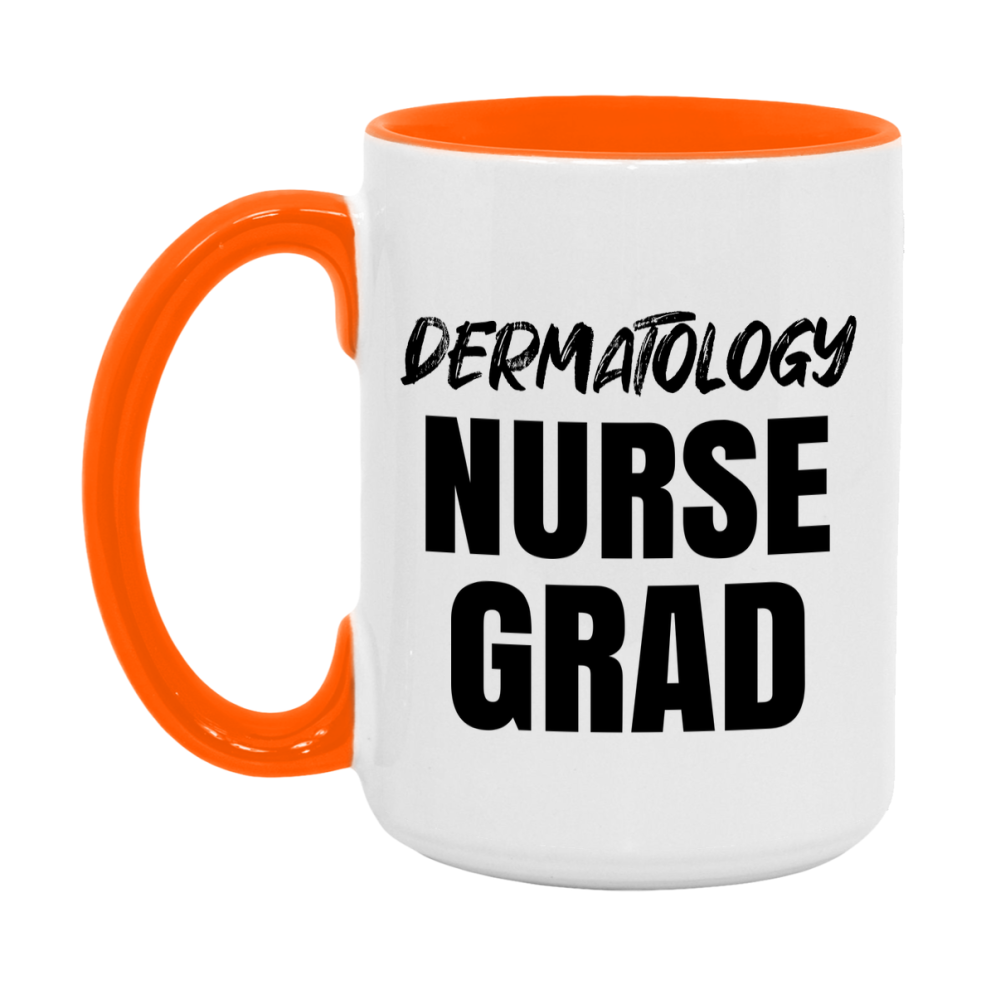 Dermatology Nurse Grad Coffee Mug - Ceramic Nursing Graduation Gift