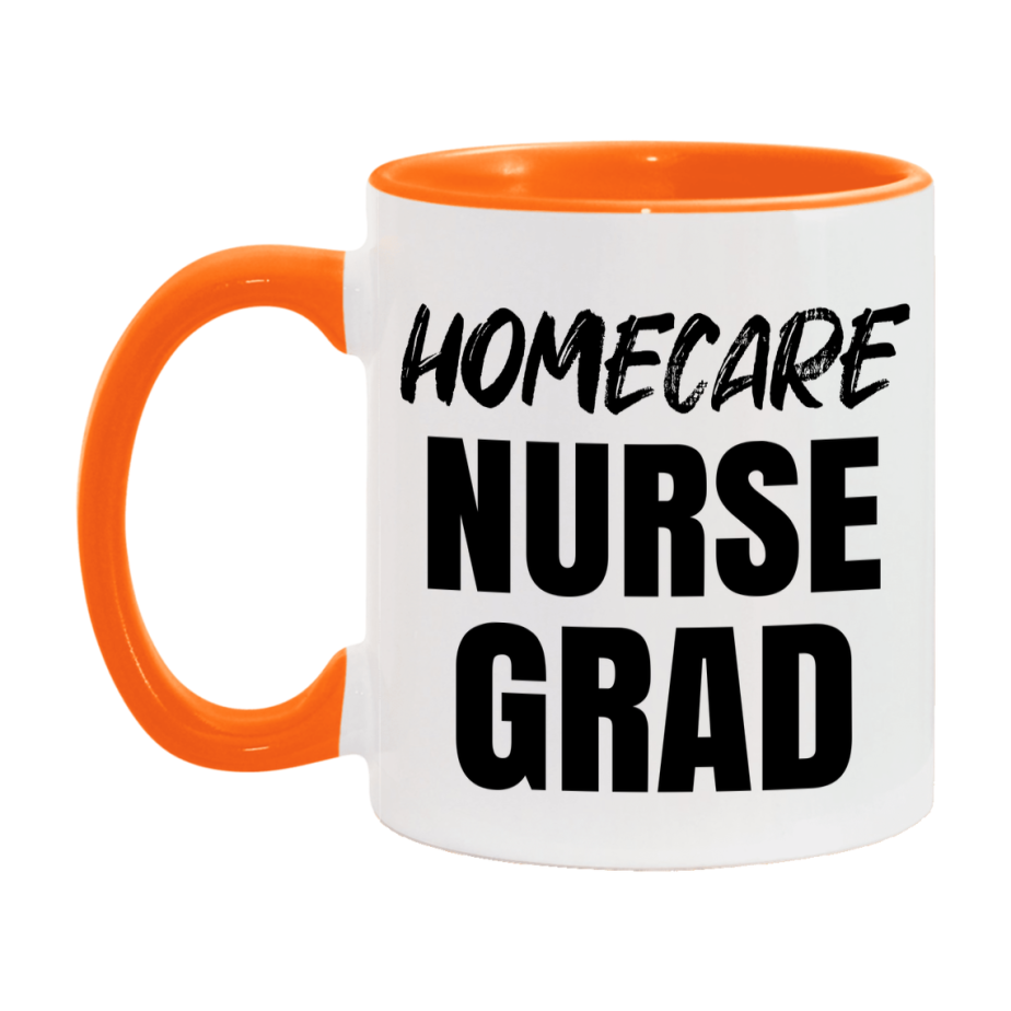 Homecare Nurse Grad Coffee Mug - Ceramic Nursing Graduation Gift