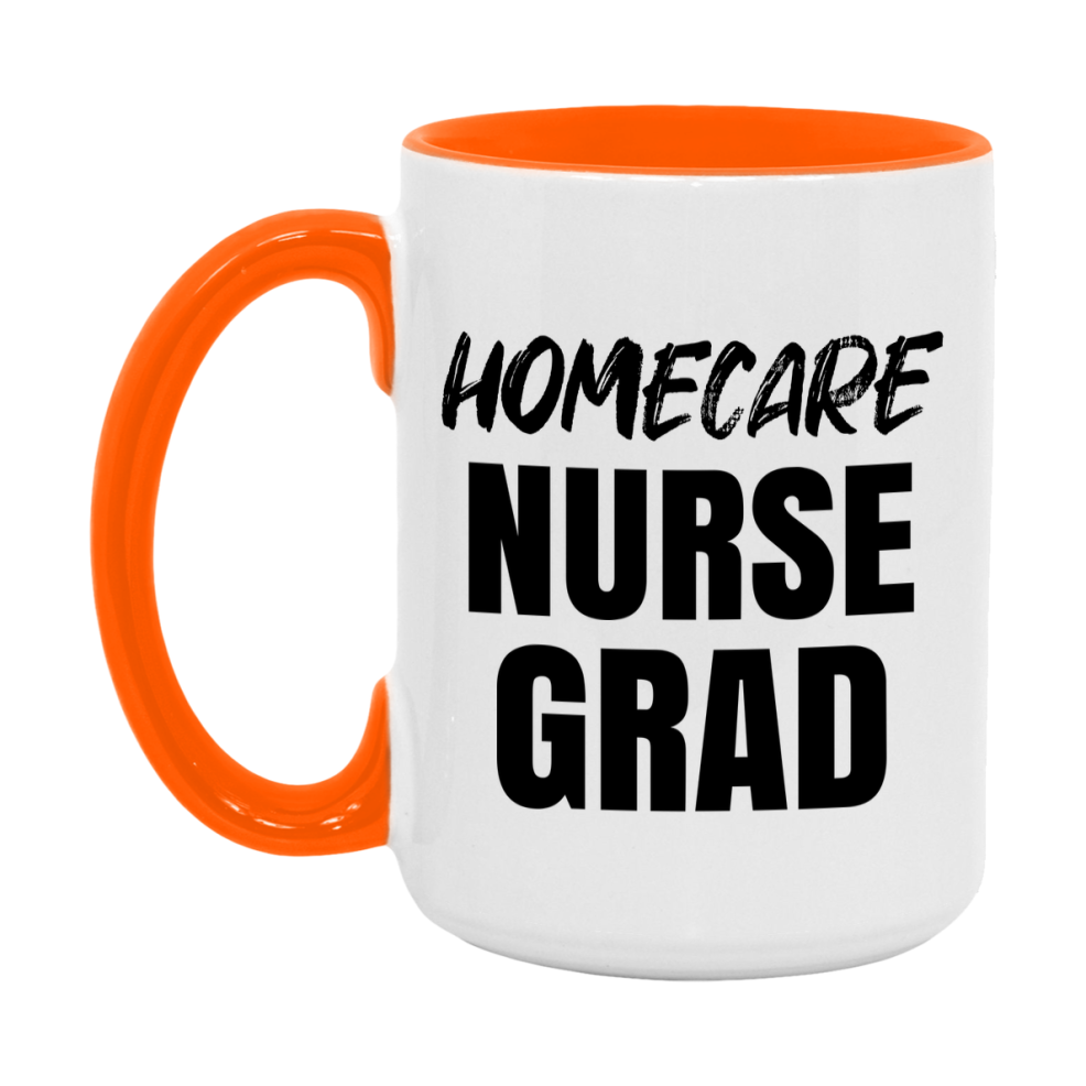 Homecare Nurse Grad Coffee Mug - Ceramic Nursing Graduation Gift