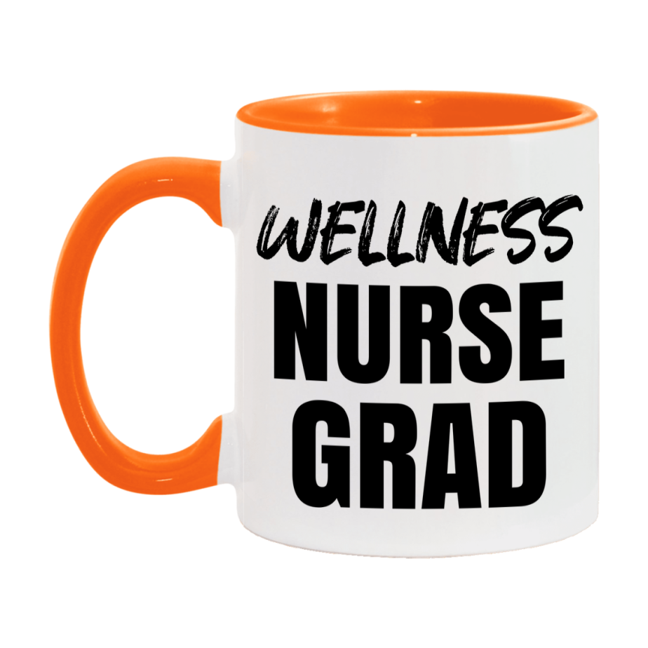 Wellness Nurse Grad Coffee Mug - Ceramic Nursing Graduation Gift
