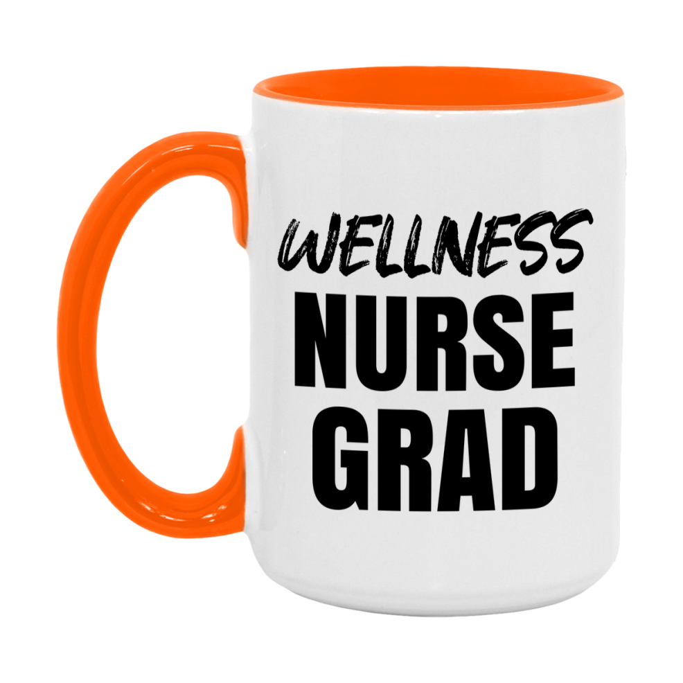 Wellness Nurse Grad Coffee Mug - Ceramic Nursing Graduation Gift