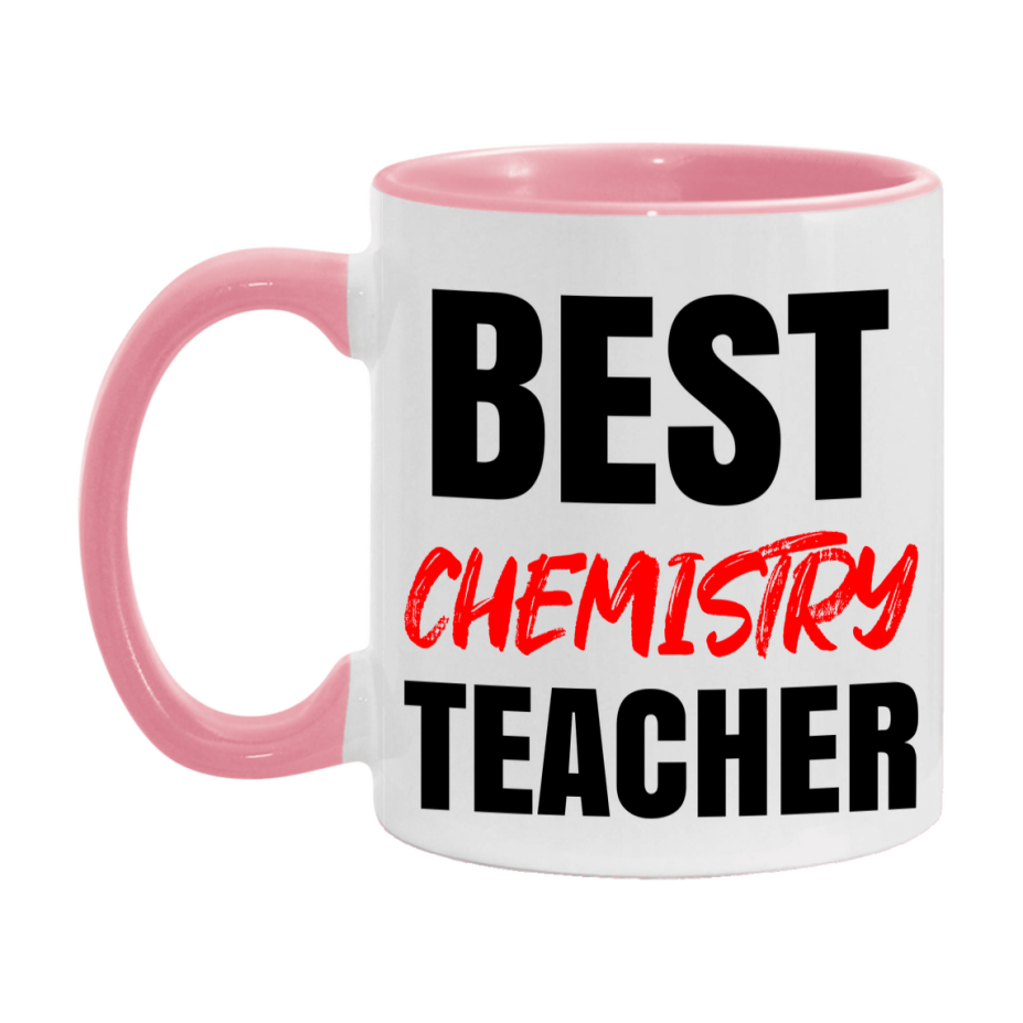 Teacher Superlative Mug, Best Chemistry Teacher Gift, 11oz or 15oz White Ceramic Coffee Cup for Chemistry Teacher