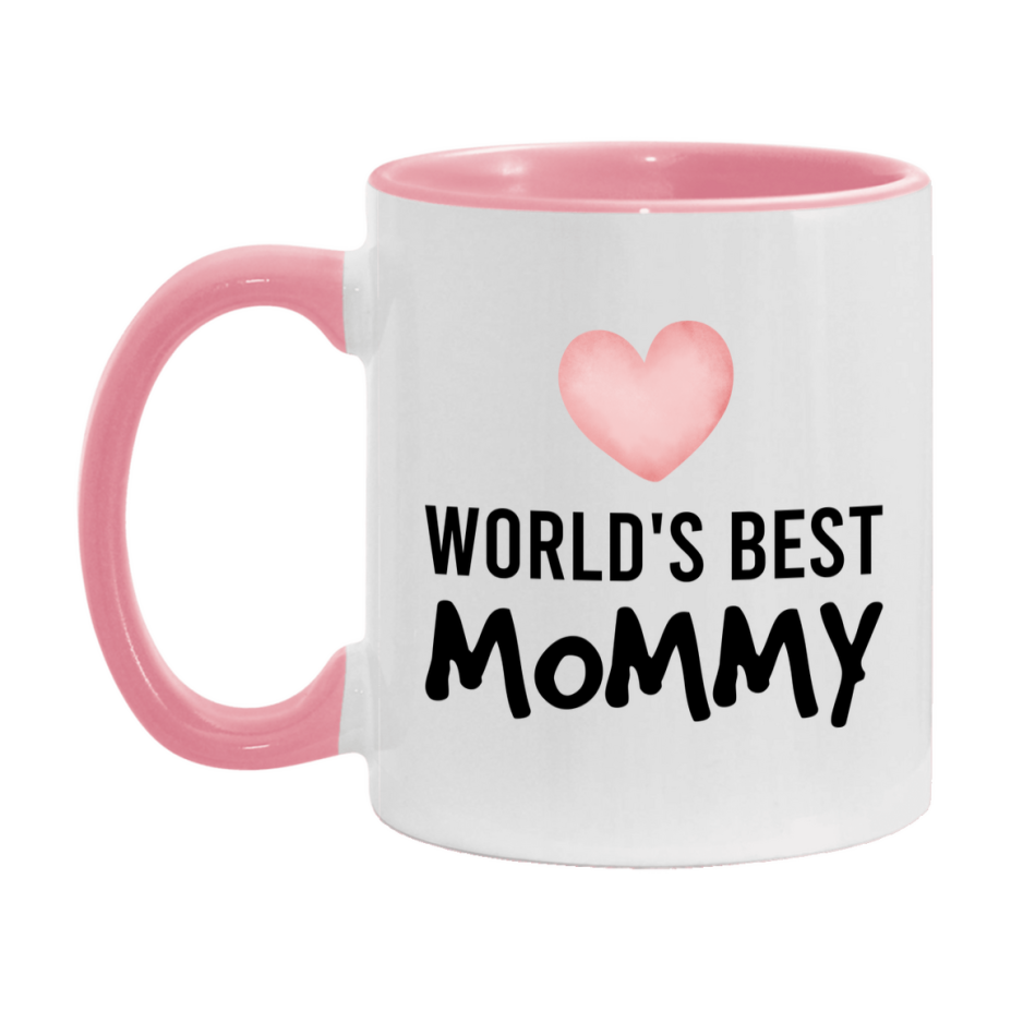 World's Best Mommy Mug, Mommy Superlative Coffee Mug, 11oz or 15oz Ceramic Cup, Gift for Mommy
