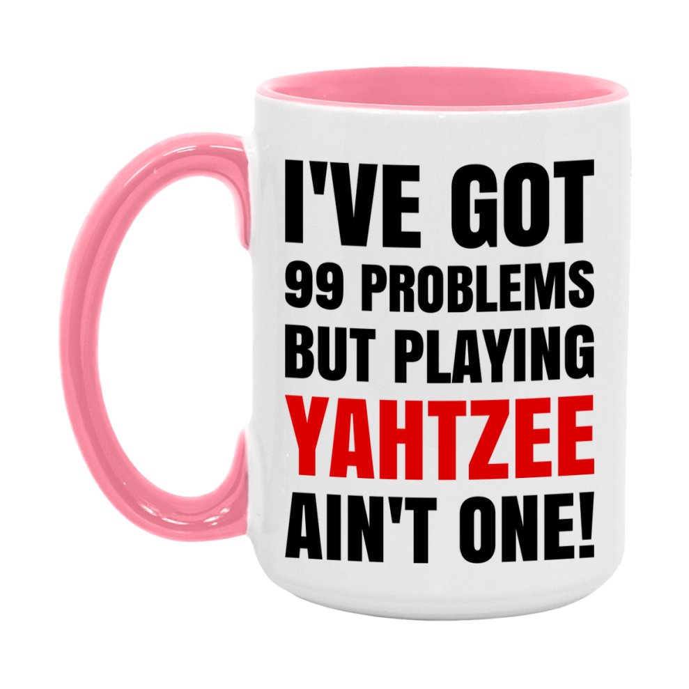 Funny Board Game Mug Gift, I've Got 99 Problems But Playing Board Games Ain't One! 11oz or 15oz Ceramic Coffee Mug for Board Game Lovers