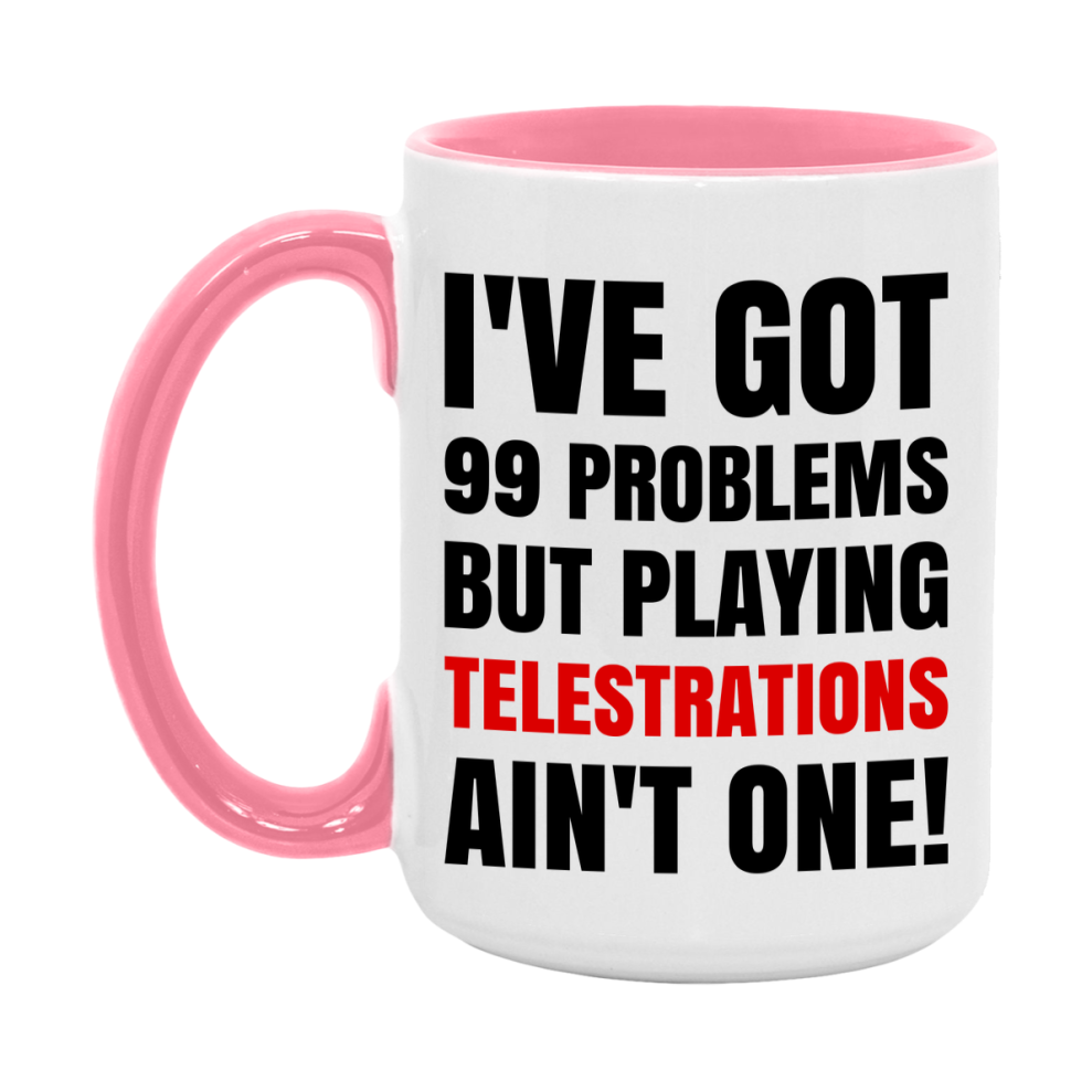 Funny Board Game Mug Gift, I've Got 99 Problems But Playing Board Games Ain't One! 11oz or 15oz Ceramic Coffee Mug for Board Game Lovers