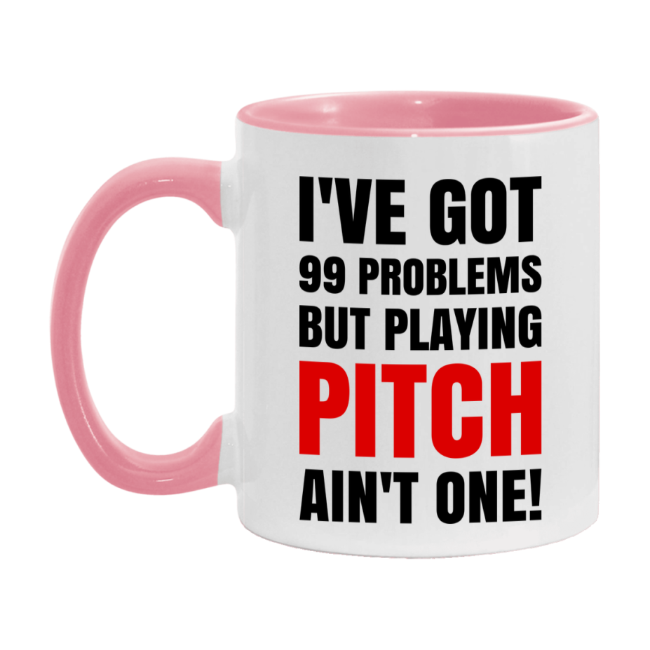 Funny Card Game Mug – 99 Problems But Playing Pitch Ain’t One