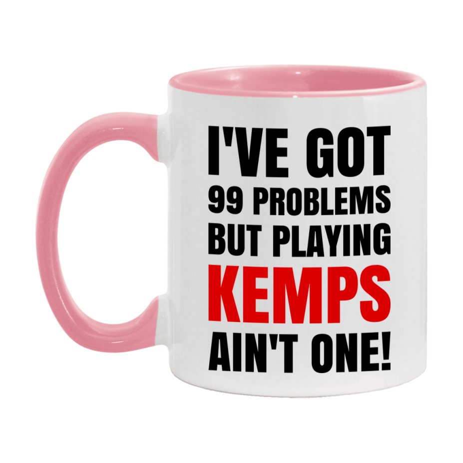 Funny Card Game Mug – 99 Problems But Playing Kemps Ain’t One