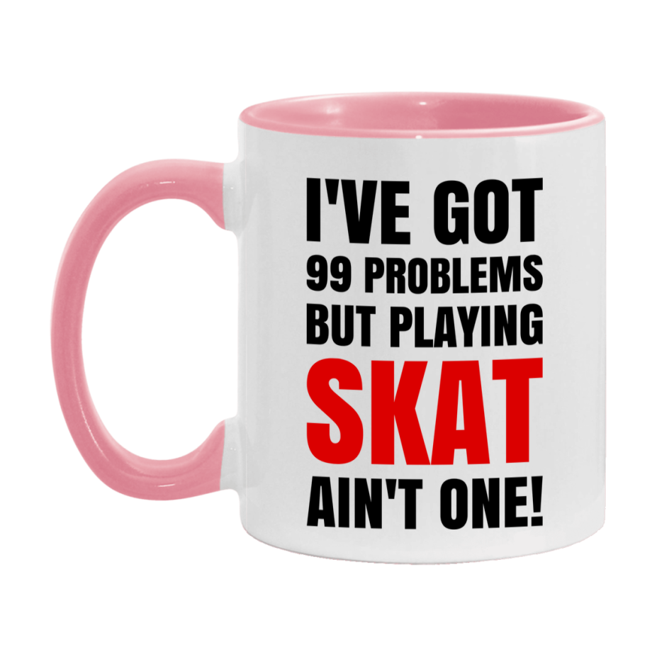 Funny Card Game Mug – 99 Problems But Playing Skat Ain’t One