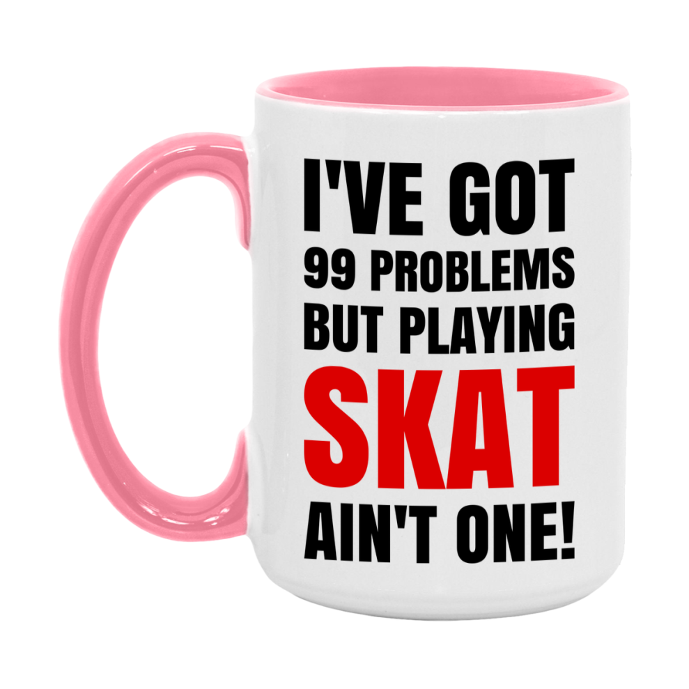 Funny Card Game Mug – 99 Problems But Playing Skat Ain’t One