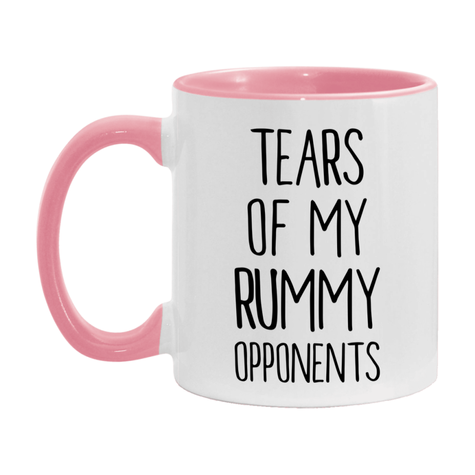 Funny Rummy Mug – “Tears Of My Rummy Opponents” – 11Oz Or 15Oz Coffee Cup