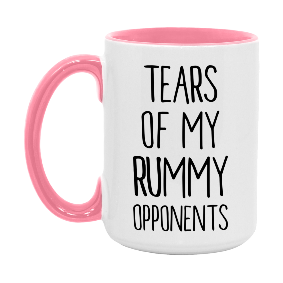 Funny Rummy Mug – “Tears Of My Rummy Opponents” – 11Oz Or 15Oz Coffee Cup