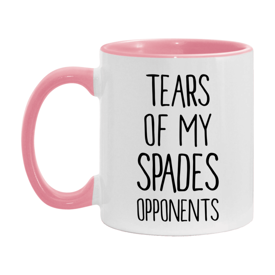 Funny Spades Mug – “Tears Of My Spades Opponents” – 11Oz Or 15Oz Coffee Cup